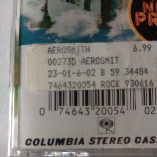 SEALED Aerosmith, 1973 Self Titled Classic Rock Vintage Columbia (Cassette Tape) - Picture 14 of 19