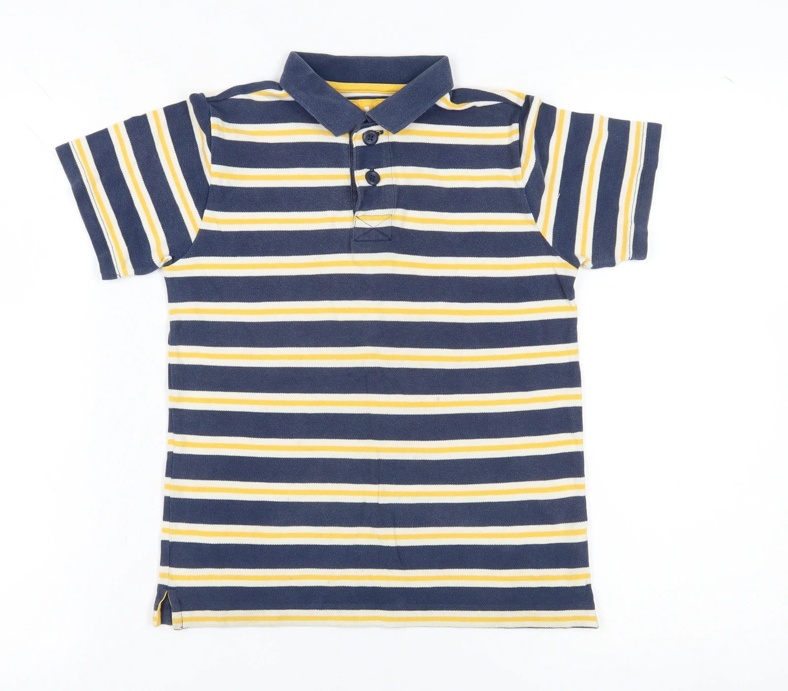 OshKosh Boys Blue Striped Polo Shirt 8 Years - New