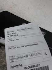 Passenger Right Air Bag Passenger Dash Fits 20-24 SOUL 428376