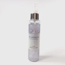 BATH & BODY WORKS PLATINUM DIAMOND SHIMMER MIST SPRAY 4.9 OZ GLITTER - New