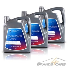 ORIGINAL 3x 5 L BMW TWIN POWER TURBO 5W30 MOTOR�L F�R LONGLIFE 04 ACEA C3 API SN