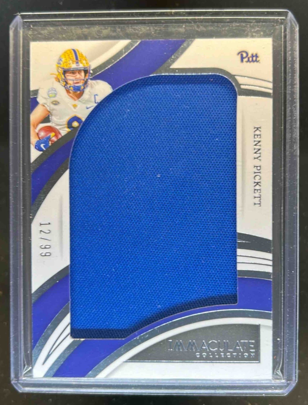 Kenny Pickett Panini Immaculate Collection Collegiate Immaculate Jumbos Memorabilia #IJKPI Base