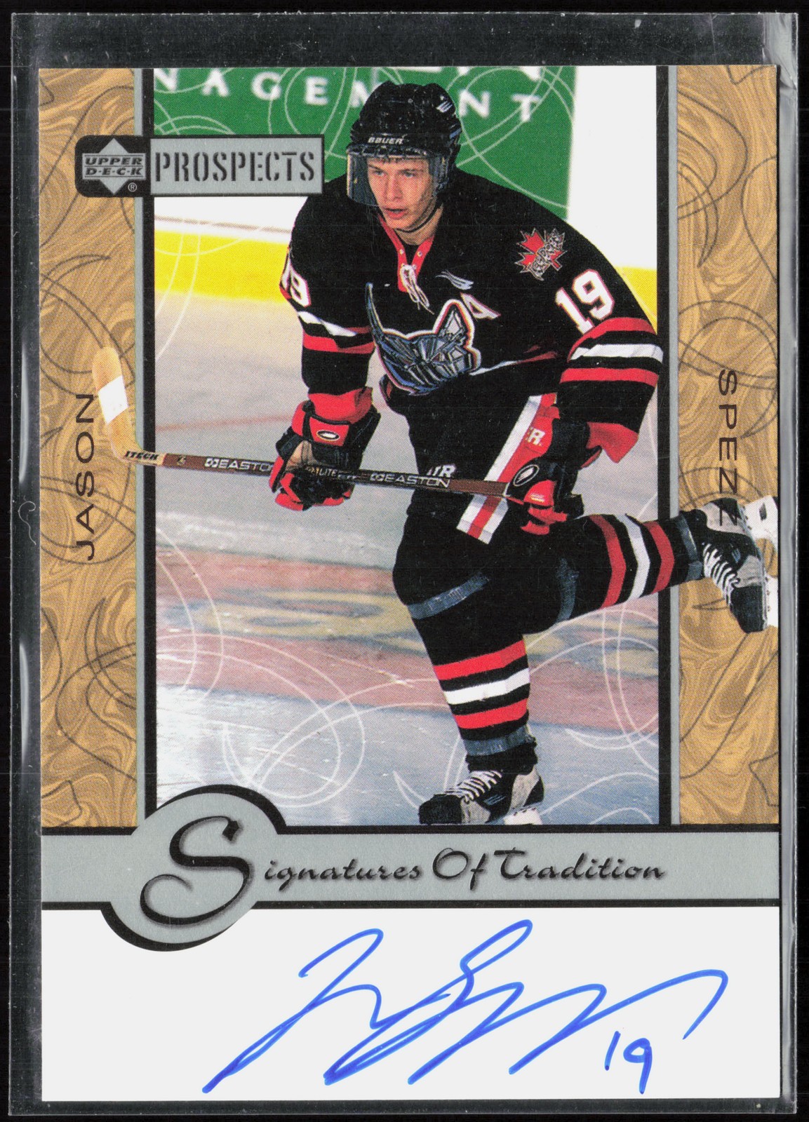 1999-00 Upper Deck Prospects Jason Spezza #JS Signatures of Tradition