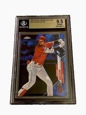 Shohei Ohtani 2020 Topps Chrome Sapphire #125 BGS 9.5 Gem Mint Beckett Graded