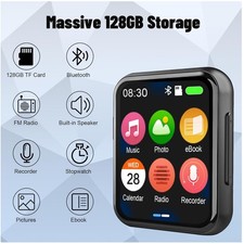 Portable Digital Music Player 128GB Touch Screen