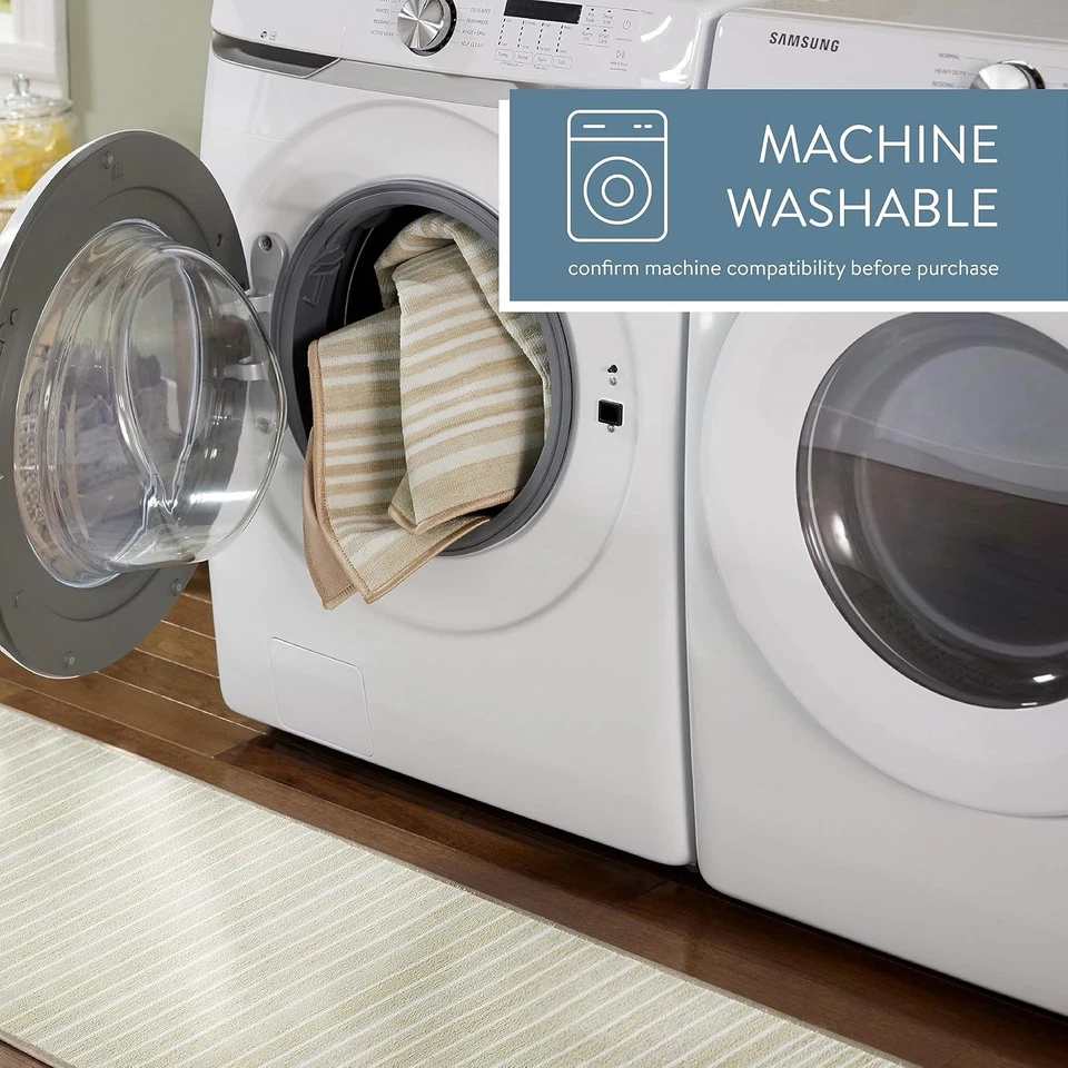 Alfombra lavable Town & Country Layne Everwash 6’6”x9’6”, antideslizante, apta para mascotas Foto 3 de 4