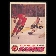 Ralph Klassen #372 1977 O-Pee-Chee Cleveland Barons Hockey Card NHL NM