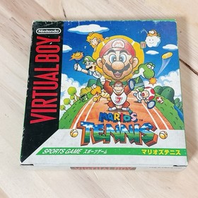 Mario&rsquo;s Tennis Virtual Boy Nintendo VB Japan Complete Tested