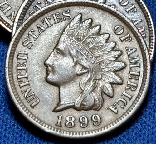 Very Rare Gorgeous XF 1899 American 🇺🇸 US Indian Head Cent