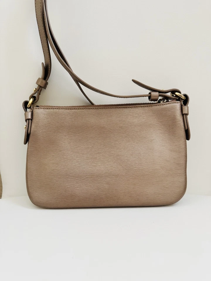 Lauren Ralph Lauren bronze leather crossbody bag - Image 2 of 4