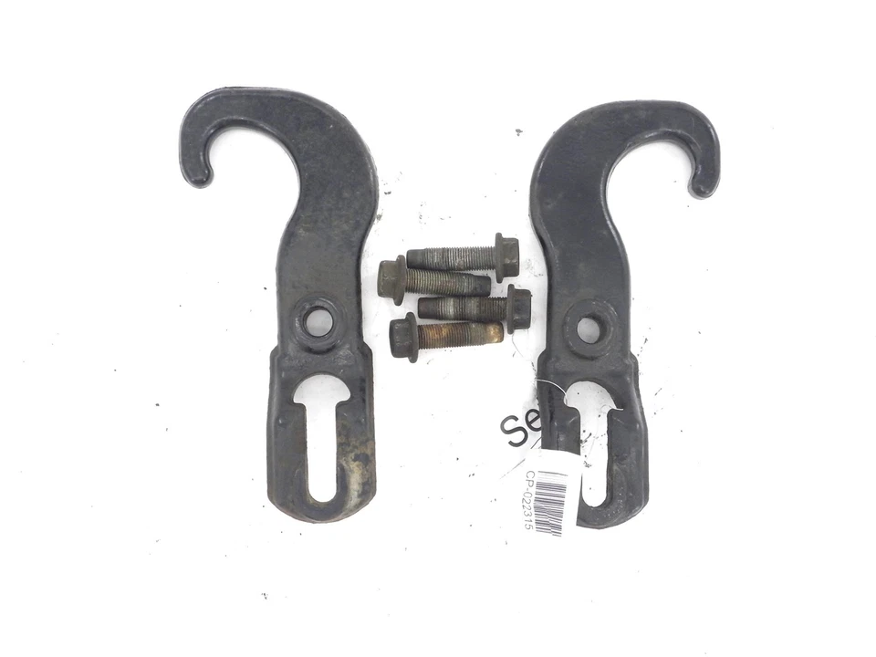 Conjunto de ganchos de reboque para esquerda e direita com parafusos serve 04-15 Nissan Titan Armada - Imagem 2 de 4