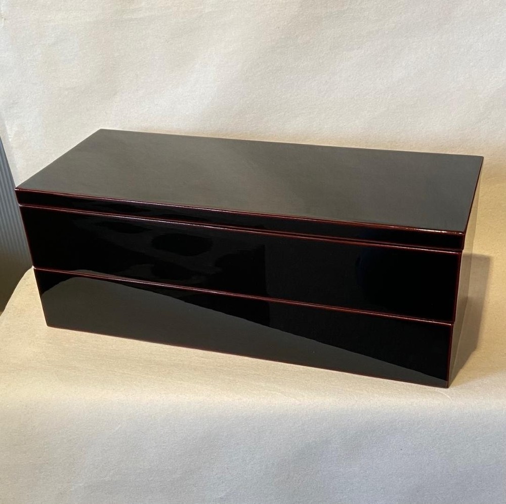Jubako Bento Box Japanese Echizen lacquer ■ hors d'oeuvre heavy cherry blossom v