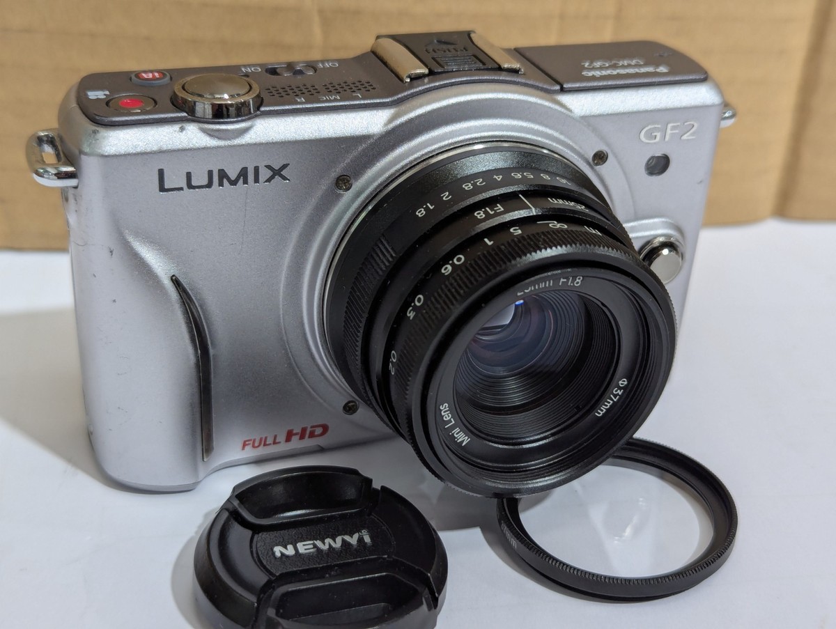 Panasonic LUMIX DMC-GF2 Silver 12.1MP Micro 4/3 Digital Camera
