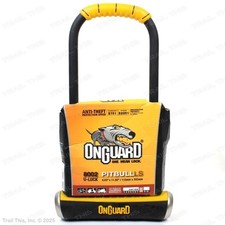 OnGuard Pitbull 8002 Bicycle U-lock 11.5 x 4....