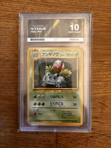 Ivysaur 002 ACE graded card