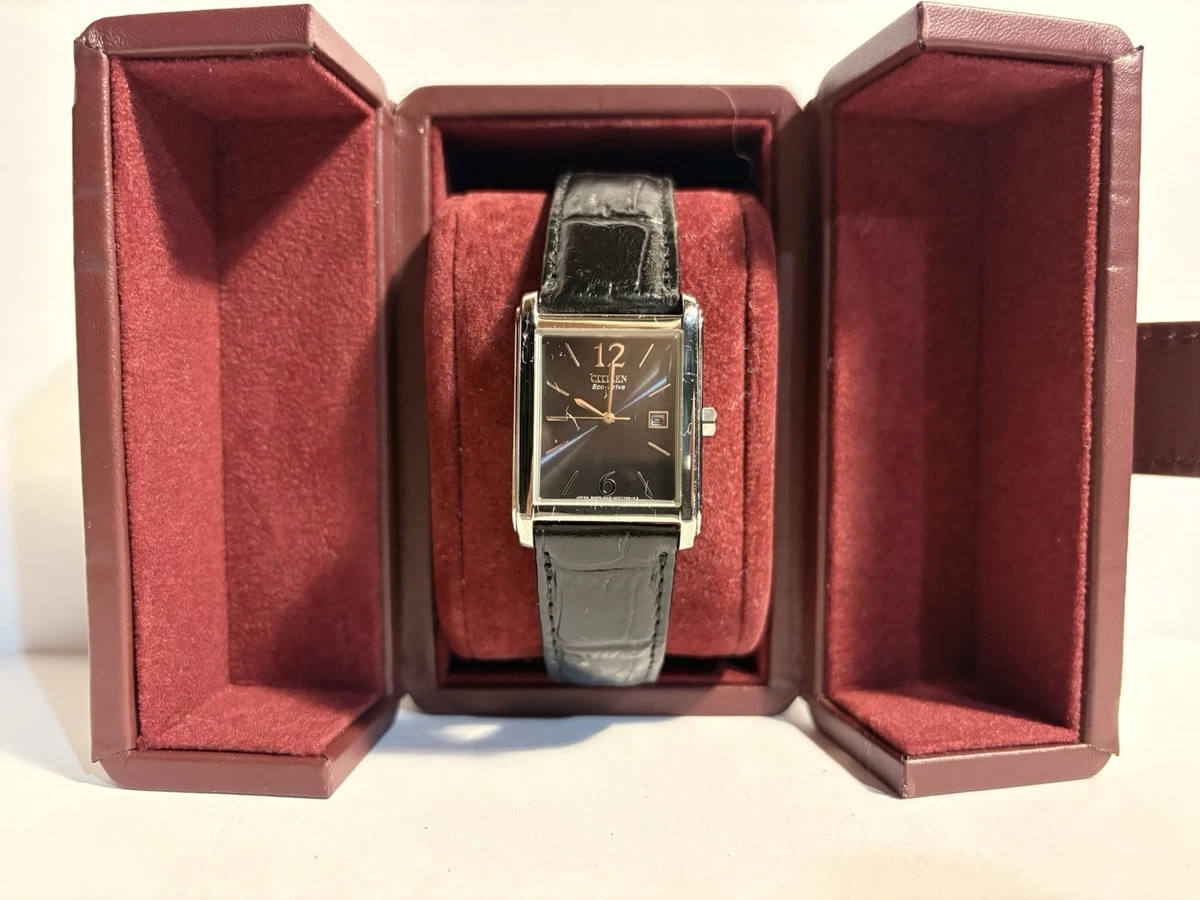 Citizen Eco-Drive Men Rectangle Wristwatches for sale | eBay