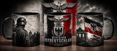 Division Ostdeutschland Tasse Schwarze Edition Geschichte Stolz Ehre Heimat #5