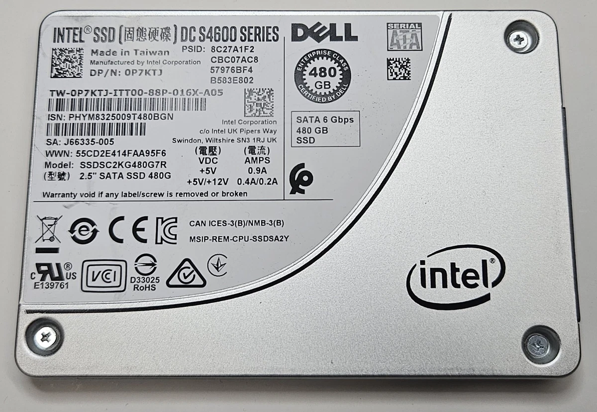 Intel Solid State Drives 480 GB Storage Capacity for sale | eBay