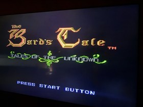 Bard's Tale (Nintendo Entertainment System, 1991) NES Tested Authentic