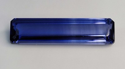 Long Emerald Cut Tanzanite Tanzania 34-36 Ct Lab Created Loose Gemstone SP117