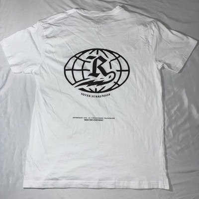 Represent Clo Shirt Mens Size Large Graphic Crew Neck Tee R Never Surrender MMA