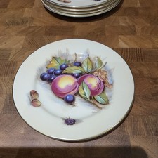 Aynsley Orchard Gold Fruits And Berries Vintage Side Plate 6.25"