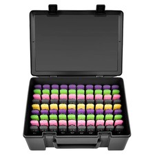 USB Flash Drive Storage Case 134 Slot Holder Organizer For Thumb Drives SD Cards
