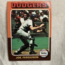 Topps 1975 Joe Ferguson Los Angeles Dodgers card #115 Base Set