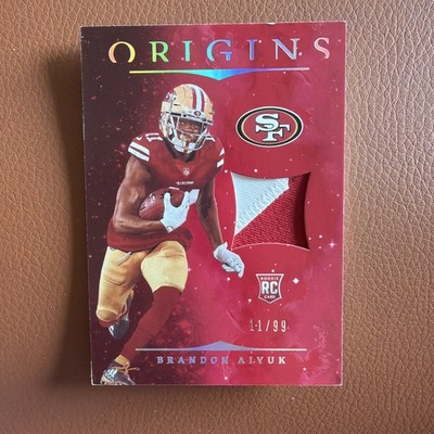 Brandon Aiyuk 2020 Panini Origins - Rookie Patches Red SP /99 🔥