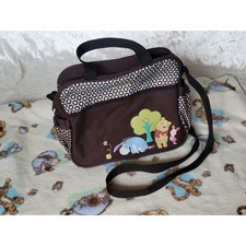 Winnie the Pooh Diaper Bag Fleece Baby Blanket Set Brown Messenger Bag Disney