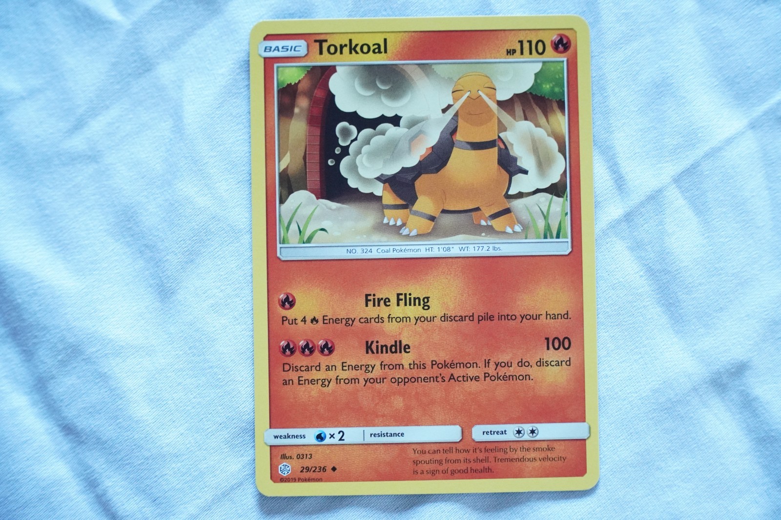 Torkoal Cosmic Eclipse 29/236 Uncommon Pokemon Near Mint