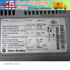 Allen-Bradley PowerFlex 70 10 HP 20AD014A0AYNANC0 FOR REPAIR US Free Tax