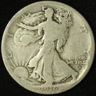1916-D Obverse Walking Liberty Half Dollar - Free Shipping USA