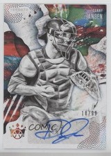 2019 Panini Diamond Kings DK Signatures Holo Silver 18/99 Danny Jansen Auto v3r