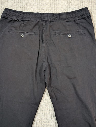U-510 (unter 5 Fuß 10) Chino Jogginghose Herren 34 normal schwarz Stretch 26" Schrittlänge - Bild 11 von 13