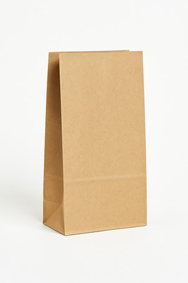 #6 Kraft Paper Bags 6x3.6x11'' Brown Lunch Grocery Sacks Bulk 50-1000 PCS