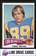 1975 Topps #312 Fred Dryer Los Angeles Rams NM