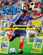 A CHOISIR TO CHOOSE YOURS STICKERS PANINI  SUPERFOOT 1998 - 1999 - N°1 to 198