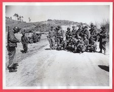 1951 1st Platoon to Cross 38th Parallel on Central Front 7x9 Original News Photo