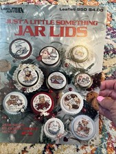 Leisure Arts Just a Little Something Jar Lids...