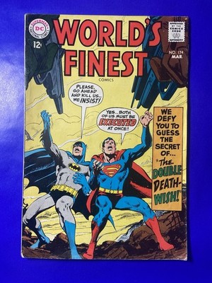 World's Finest Comics #174 (DC Comics March 1968) Raw Unaltered