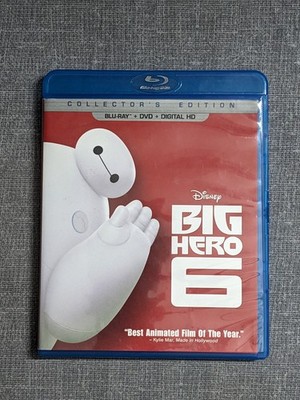 Big Hero 6 Collector's Edition Blu-ray DVD HD Disney Animated Movie