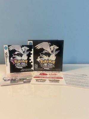 Pokémon: Black Version (Nintendo DS, 2011) Case Manual, and Inserts Only NO GAME