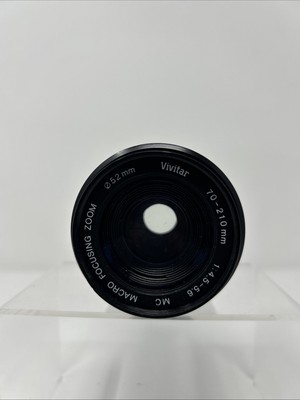 Vivitar 70 210 mm f/4.5 Macro Zoom Lens   Minolta M/MD, Caps Included - #L41