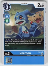 Veemon Uncommon Starter Deck 09: Ultimate Ancient Dragon ST9-02 U NM