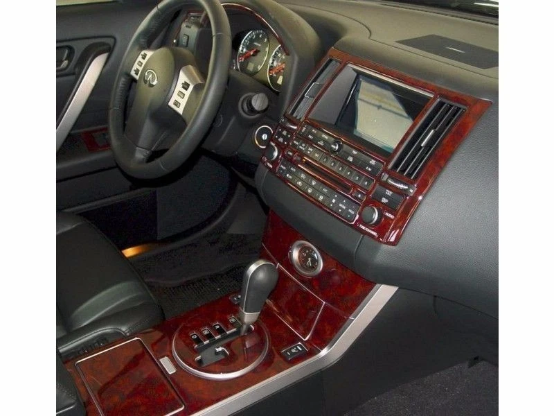 PARA INFINITI FX 35 FX 45 2006 2007 2008 NUEVO JUEGO INTERIOR MADERA TABLERO MOLDURAS KIT Foto 3 de 4