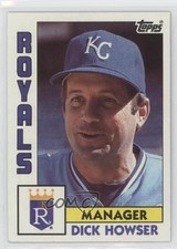 1984 Topps Dick Howser #471 0z9r