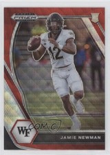 2021 Panini Prizm Draft Picks Ruby Wave Prizm Jamie Newman #135 03rx