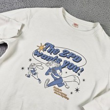 Uniqlo Sweatshirt Kids 14-16 White Zootopia Judy Hopps Nick Wilde Graphic Fleece