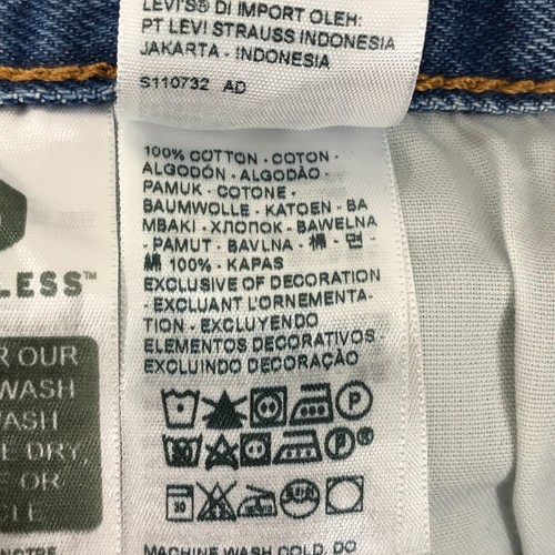 NEW Levi's 501 Denim Cut-Off Shorts Women's Size 34 Button Fly Distressed Cotton - Picture 10 of 11